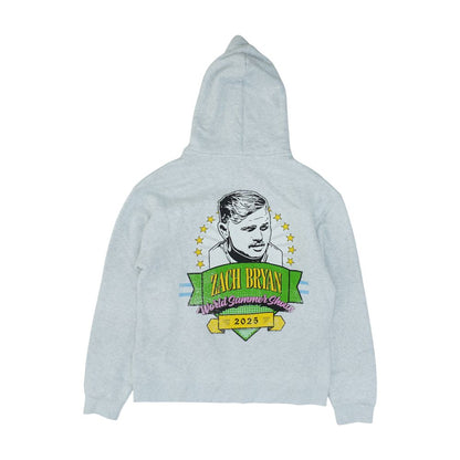 Gray Zach Bryan Hoodie Pullover