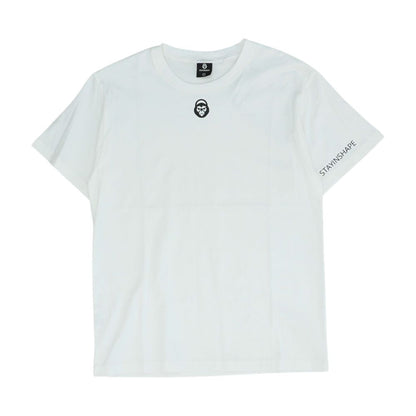 White Solid Crewneck T-Shirt