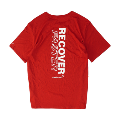 Nike Red Solid Active T-Shirt – Image 2