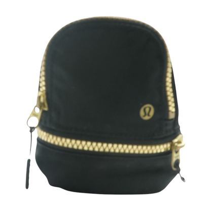 Black Nylon Mini Backpack Key Chain