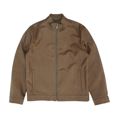 Brown Solid Jacket