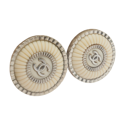 Replacement Buttons and Fabric Swatch for Ecru Tweed Jacket 2020 Cruise Collection