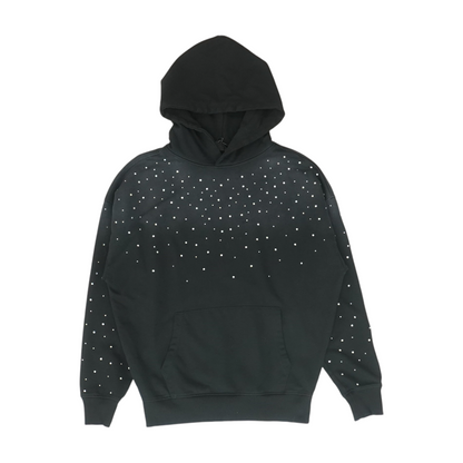 Black Solid Hoodie Pullover