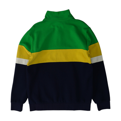 Multi Color Block 1/4 Zip Pullover