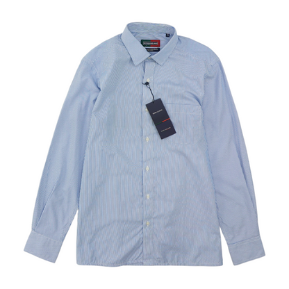 Blue Striped Long Sleeve Button Down
