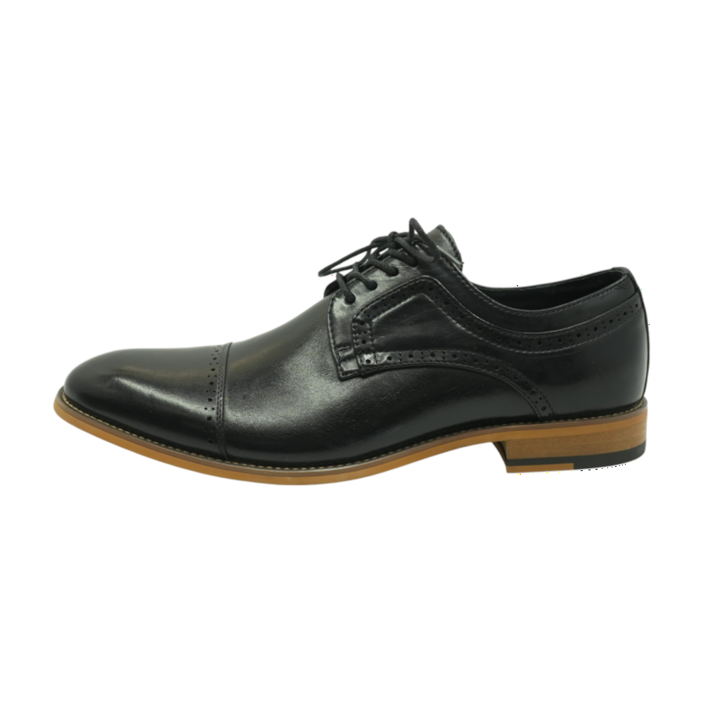 Black Lace-Up Dress Shoes