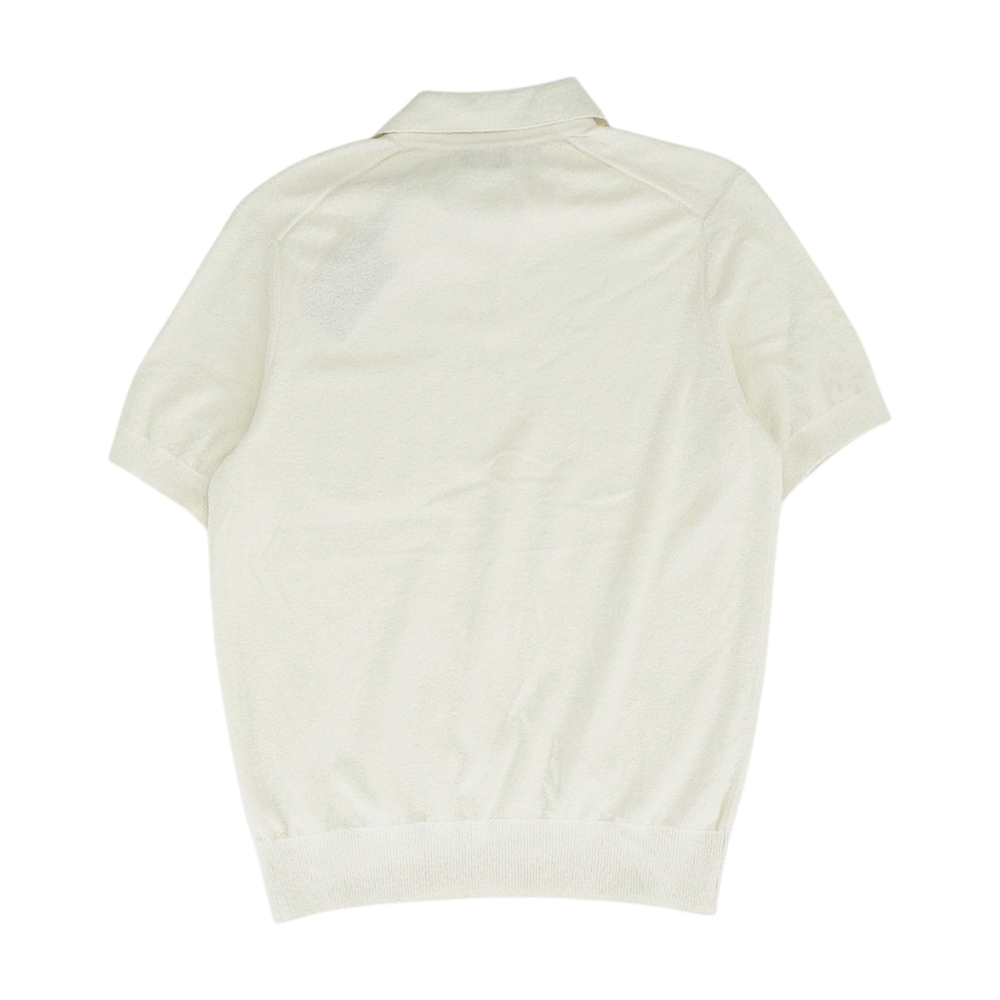 Tan Solid Short Sleeve Polo