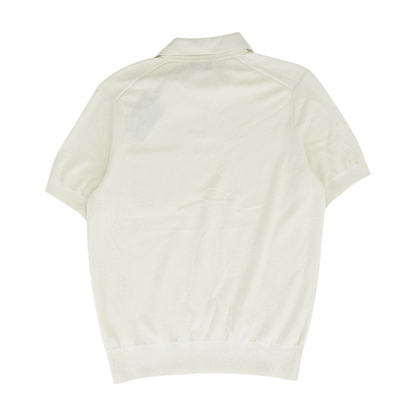 Tan Solid Short Sleeve Polo