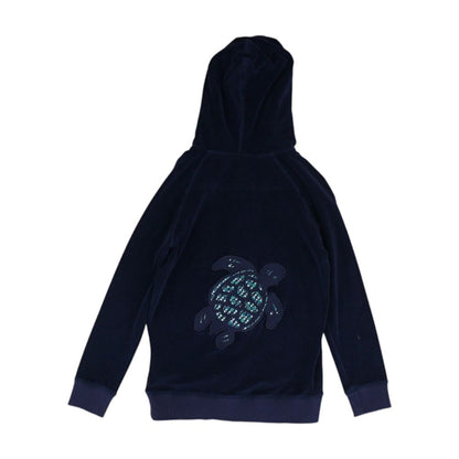 Navy Embroidery Detail Lightweight Jacket