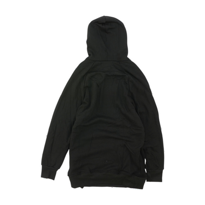 Black Solid Hoodie Pullover
