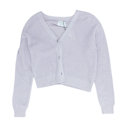 Lavender Cardigan Sweater