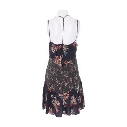 Black Floral Mini Dress