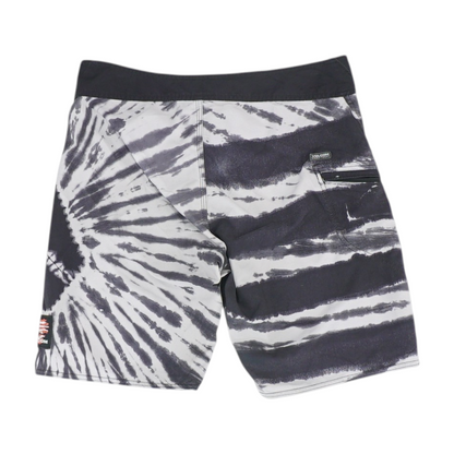 Black Tie-Dye Swim Bottom