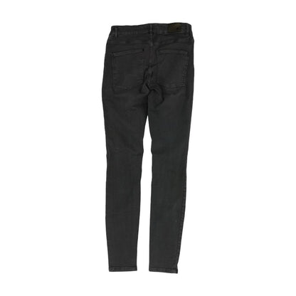 Black Solid Low Rise Jeans
