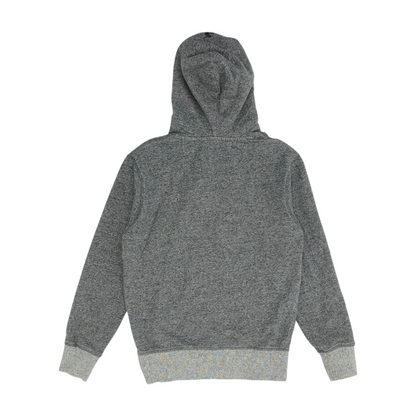 Gray Solid Hoodie Pullover