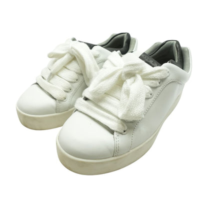 Retro Pro Leather Chunky Sneakers White Low Top Athletic Shoes