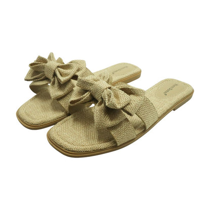 Tan Flat Sandals