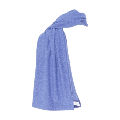 Blue Nylon Scarf