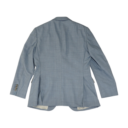 Blue Solid Sport Coat