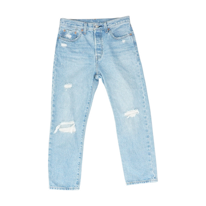 501 Blue Straight Jeans