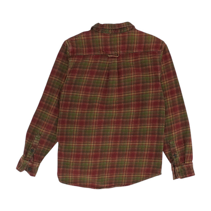 Red Plaid Flannel Button Down