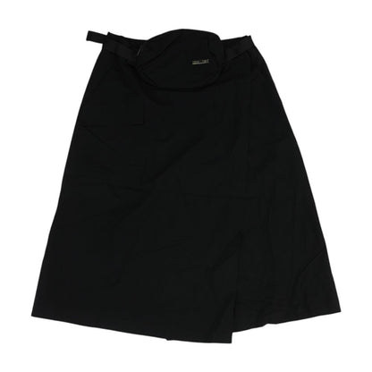 Black Golf Midi Skirt
