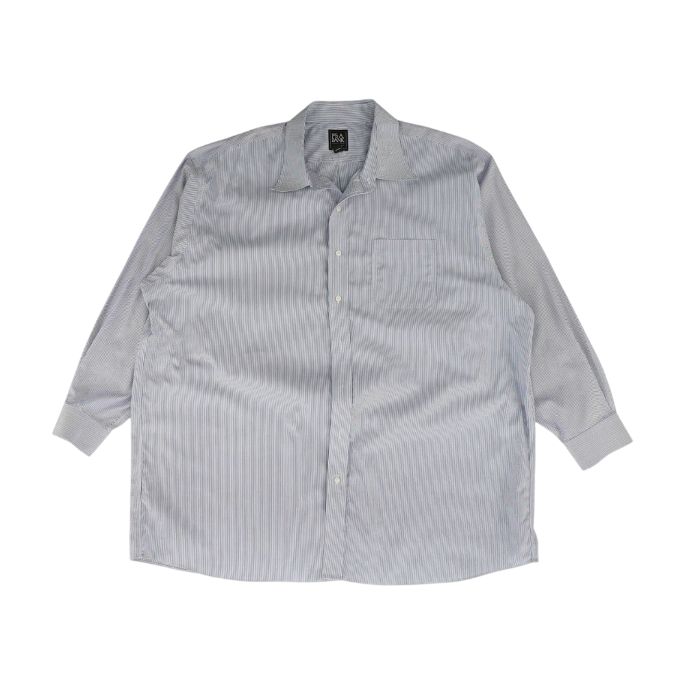 Blue Striped Long Sleeve Button Down