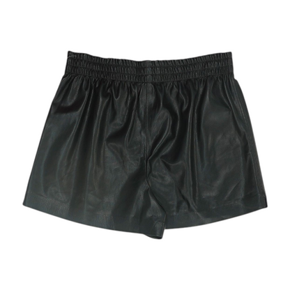 Black Solid Chino Shorts