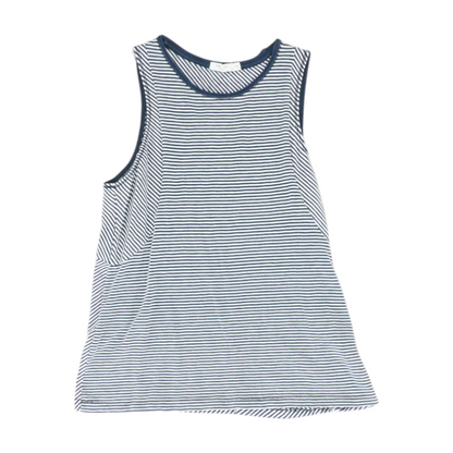 Navy Striped Blouse