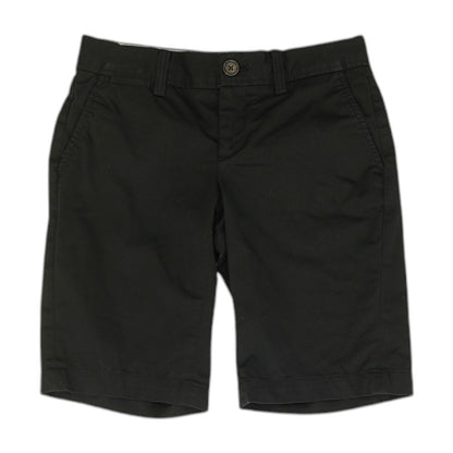 Black Solid Chino Shorts