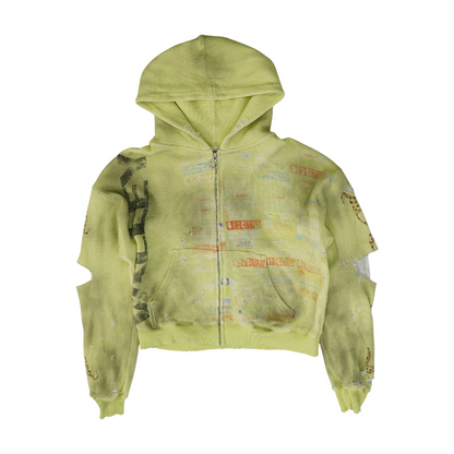 Green Print Jacket