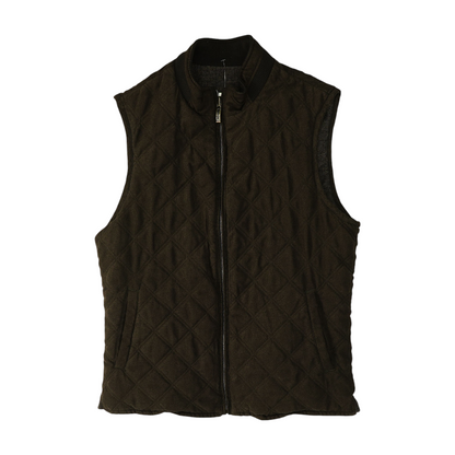 Brown Solid Vest
