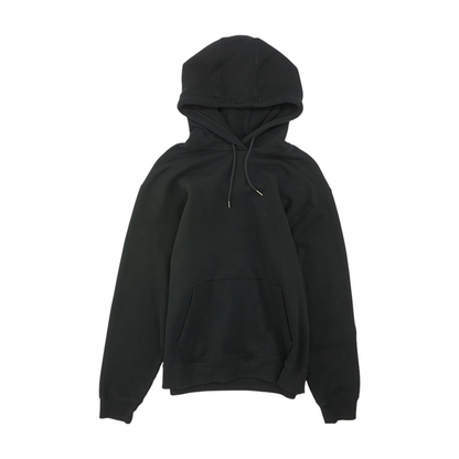 Black Solid Hoodie Pullover