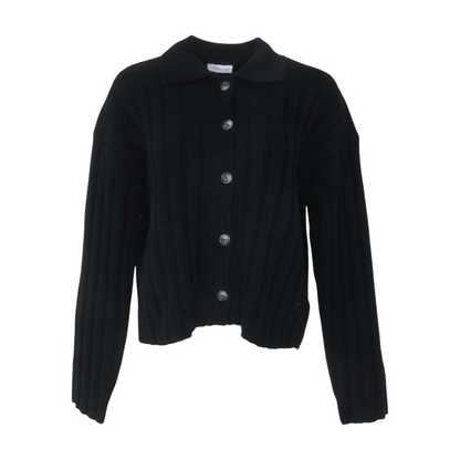 Black Cardigan Sweater