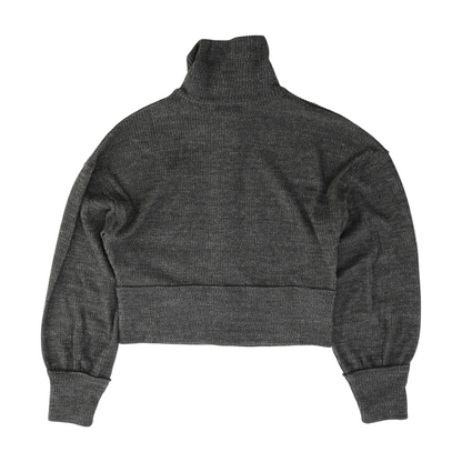 Gray Cardigan Sweater