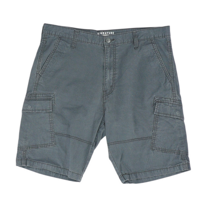 Gray Check 5-Pocket Shorts