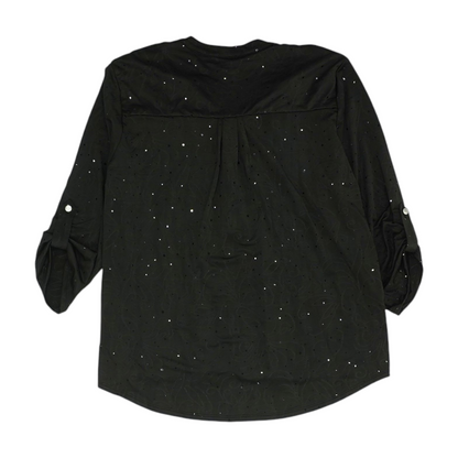 Black Petite Blouse