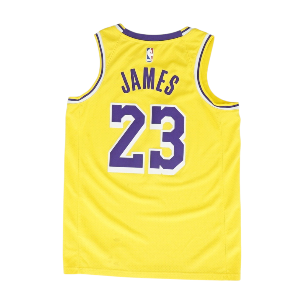 Men's Yellow Los Angeles Lakers Sleeveless Jersey