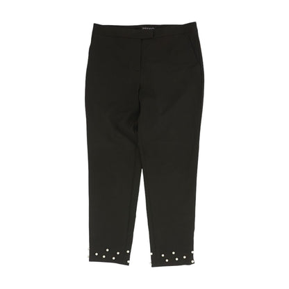 Black Solid Pants