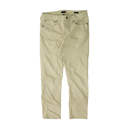 Beige Straight Jeans