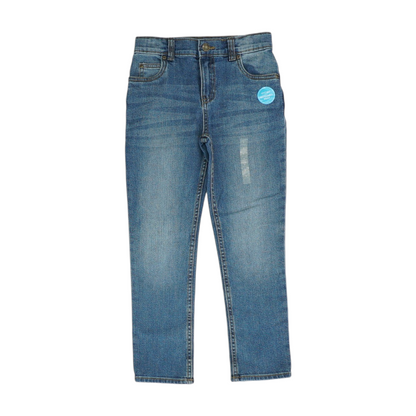 Blue Solid Skinny Jeans