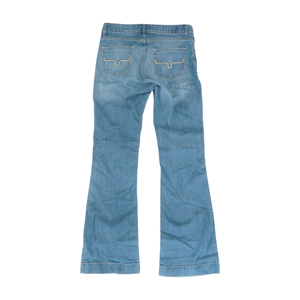Blue Wide Leg Jeans