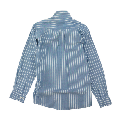 Blue Striped Long Sleeve Button Down