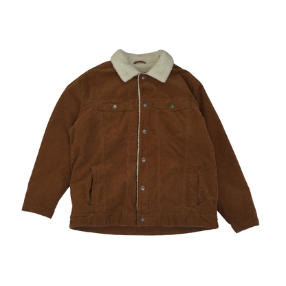 Brown Solid Jacket