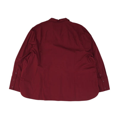 Maroon Plus Size Button Down