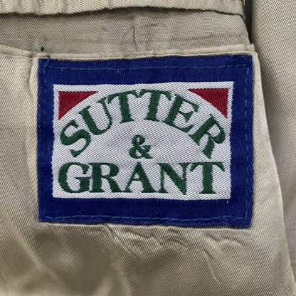 Vintage Gray Solid Sport Coat
