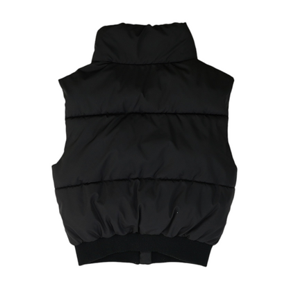Black Solid Vest