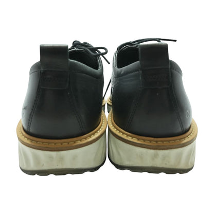 Black Leather Derby/oxford Dress Shoes