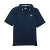 Navy Solid Short Sleeve Polo