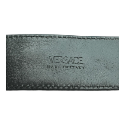 Black Greca La Medusa Belt